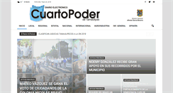 Desktop Screenshot of cuartopoderdetamaulipas.com.mx